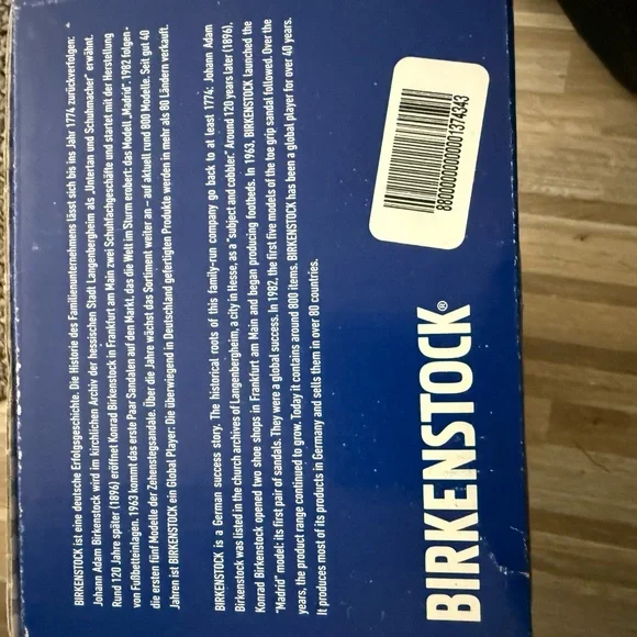 New Birkenstock unisex  Black Sandals size 42 R1 - Picture 9 of 9